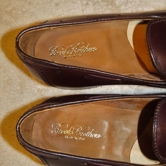Alden Brooks Brothers 00019 Aberdeen Dark Brown Calfskin Tassel Loafer 7.5 D NWB main image 8